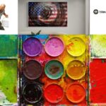 Moderne experimentelle Gemälde | Markhellbusch.com