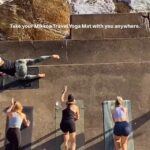 Foldable Travel Yoga Mat – Light, Portable & Durable for Travel