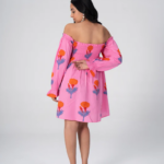 Buy blue floral panel dress online – stylish summer trends